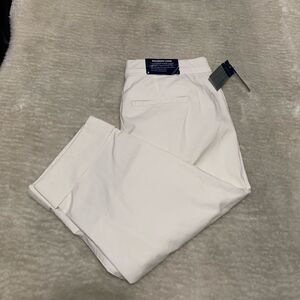 New Womens Bandolino Maureen Capris Pants Cuffed Mid‎ Rise Stretch White 6
